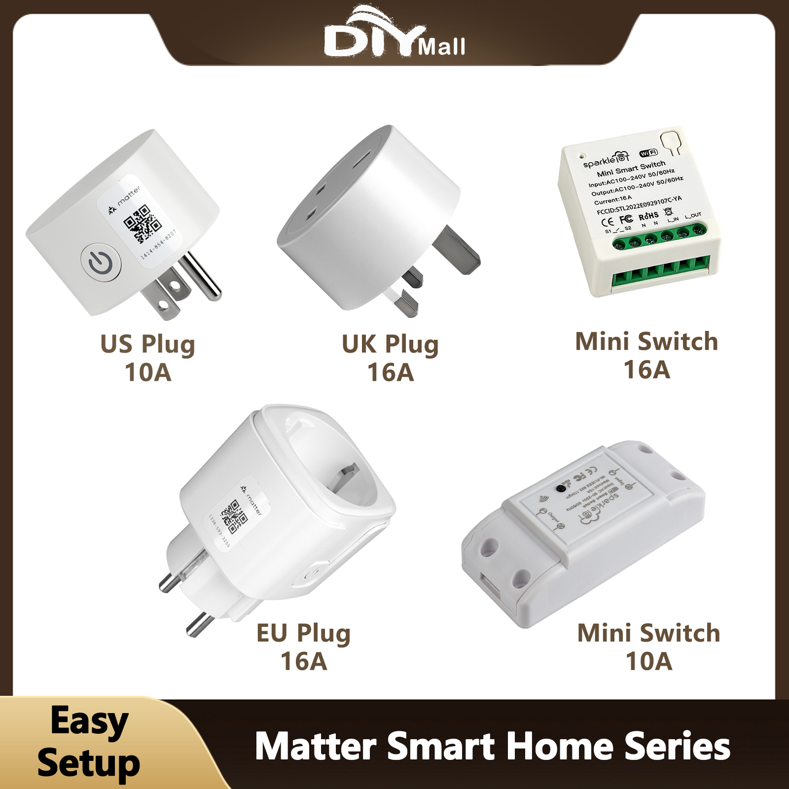 Sonoff Basic Switch - Matter Smart Home Plug Outlet Switch