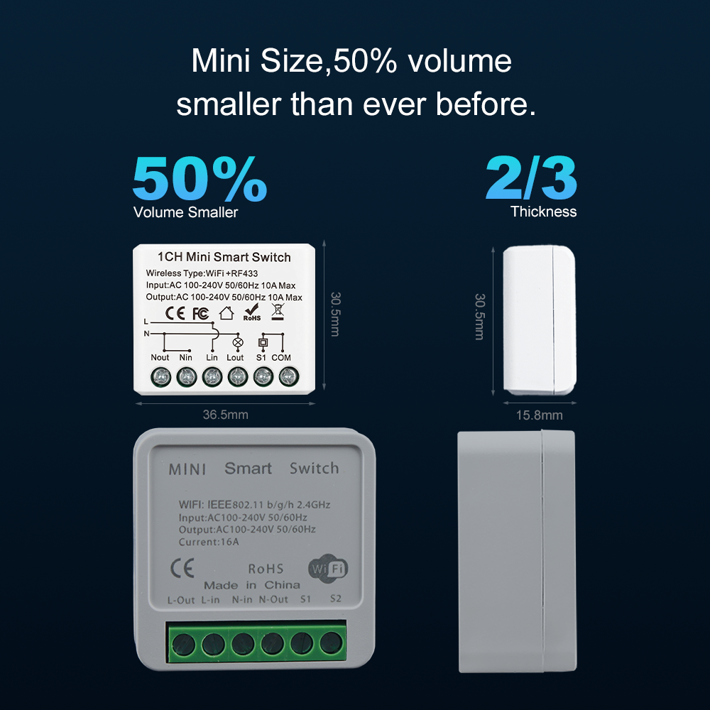 For Tuya WIFI 10A Smart Light  – Diy Automation recenzja i cena
