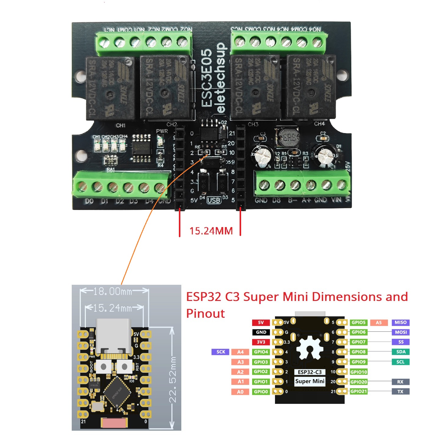 Ultimate ESP32 C3 Relay Module – Home Automation With Arduino recenzja i cena
