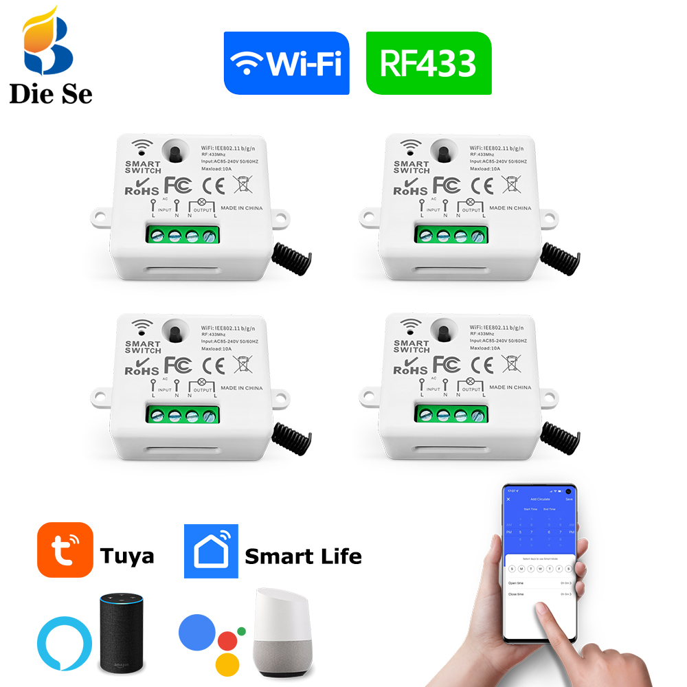 Tuya WiFi Smart Light Switch 4 – Home Automation Industry recenzja i cena