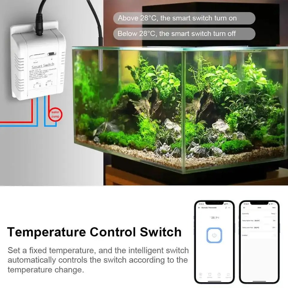 Tuya Wifi 16A/20A Smart Temper – Sonoff Basic Switch recenzja i cena