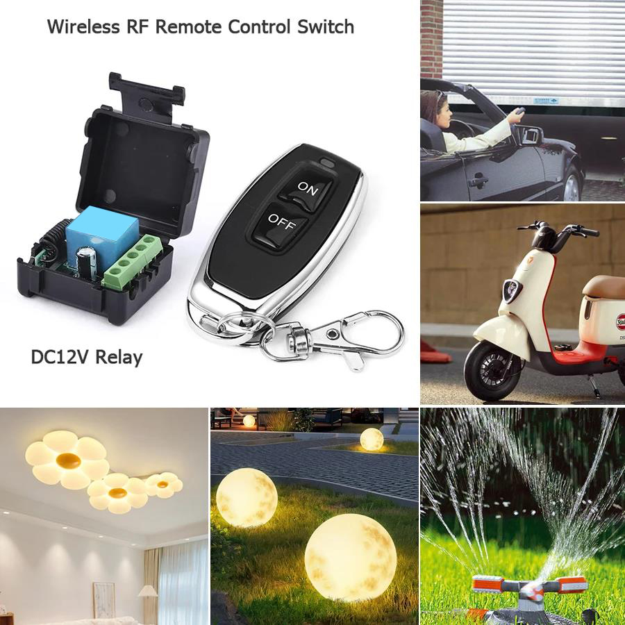 DC 12V 433Mhz RF Remote Contro – 433Mhz Receiver Module recenzja i cena