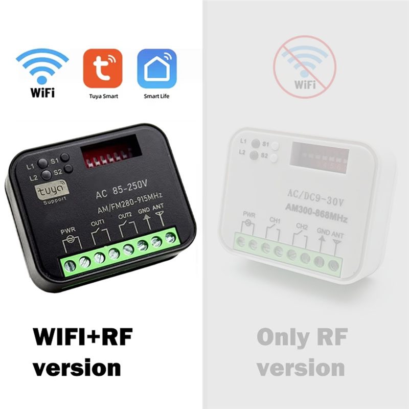 3CGRO-For RX MULTI Tuya Wifi S – 433Mhz Receiver Module recenzja i cena