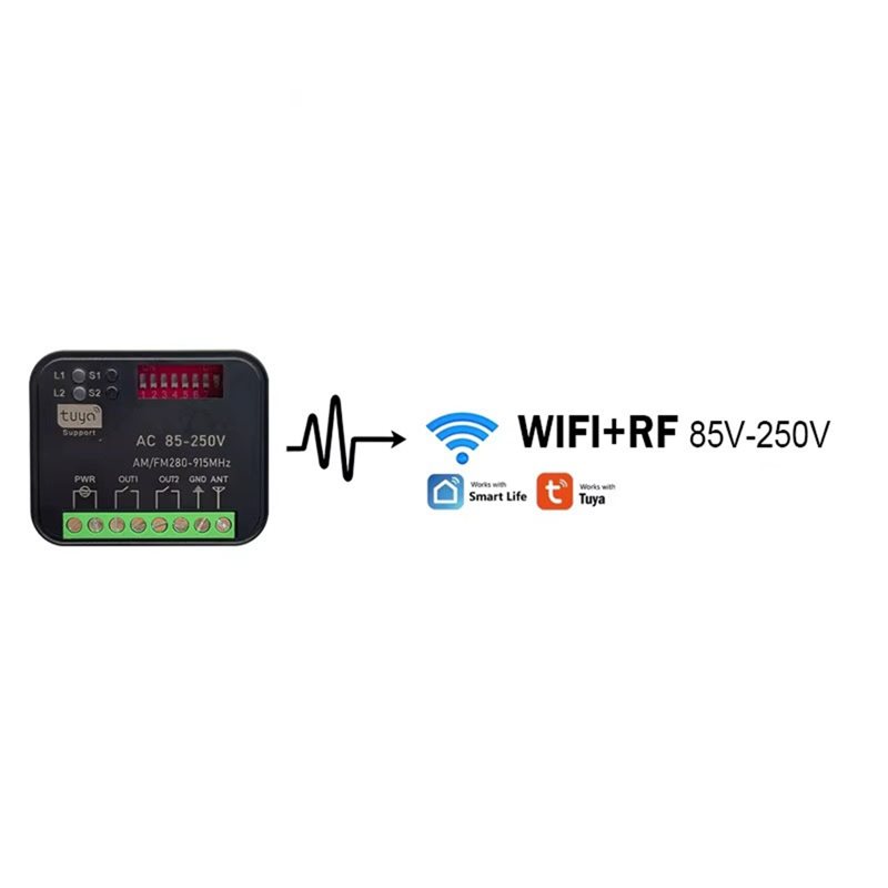 3CGRO-For RX MULTI Tuya Wifi S – 433Mhz Receiver Module recenzja i cena