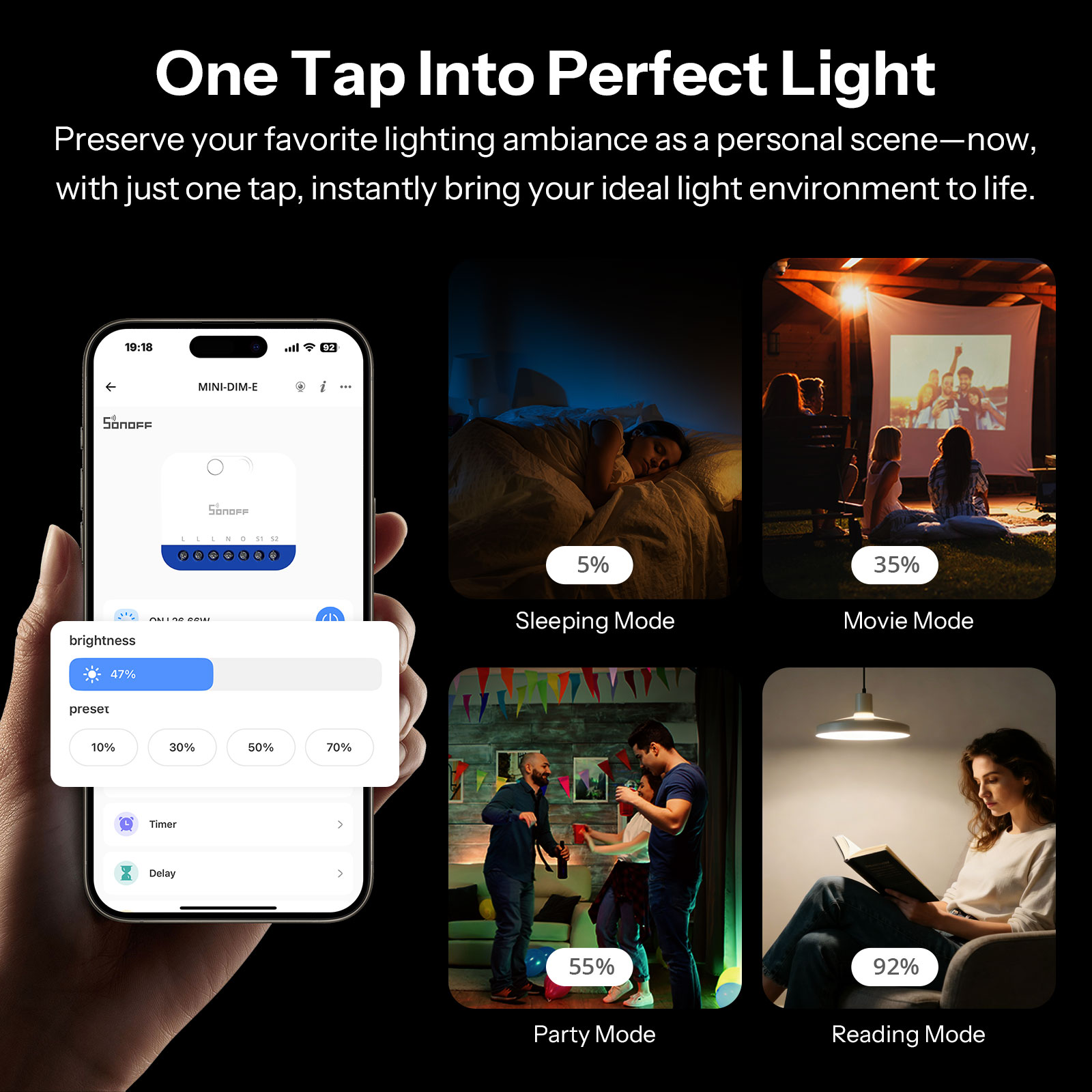 SONOFF MINI-DIM-E Matter Over  – Sonoff Basic Switch recenzja i cena