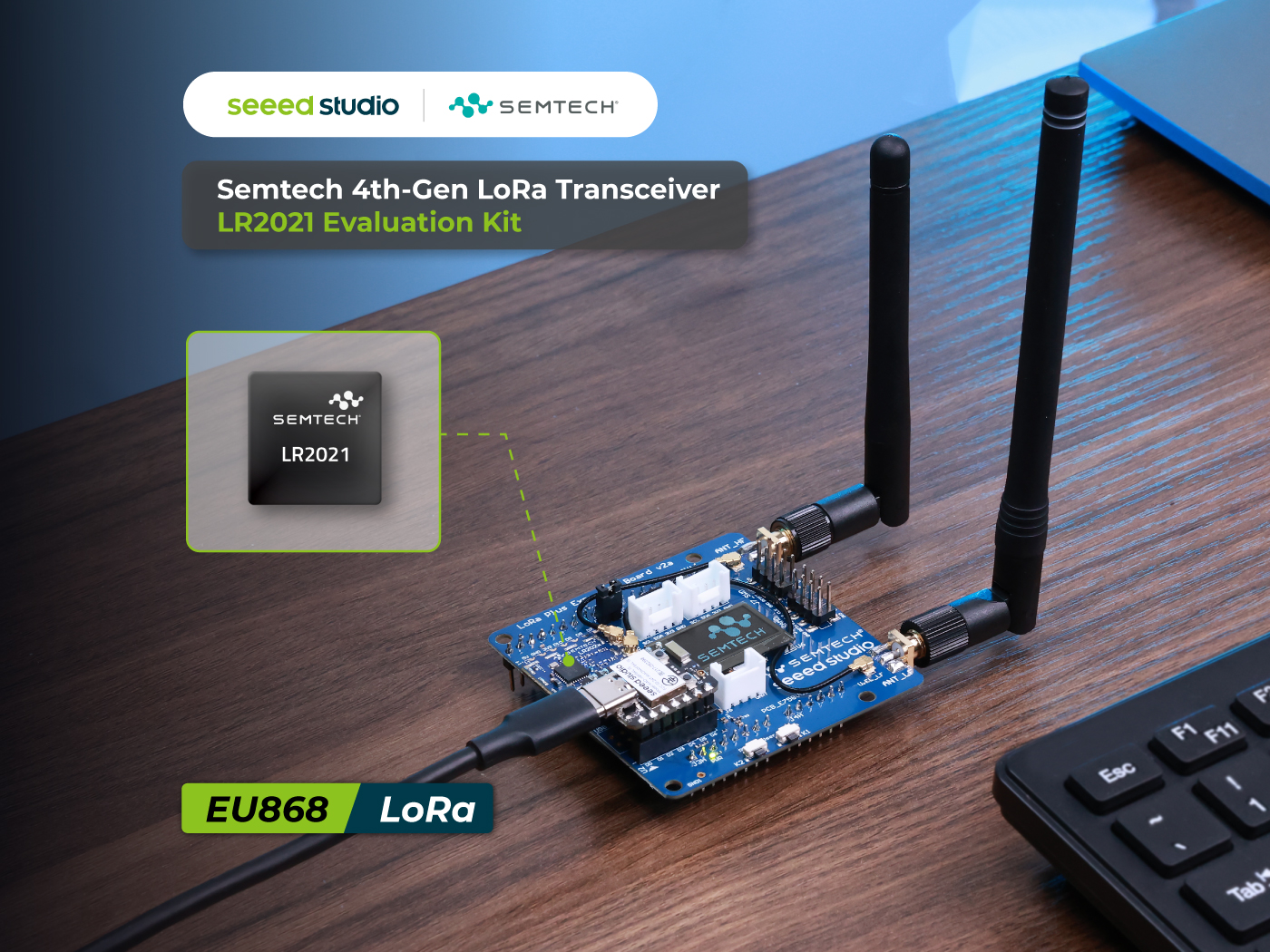 868MHz Semtech LR2021 LoRa Plu – Home Automation Arduino recenzja i cena