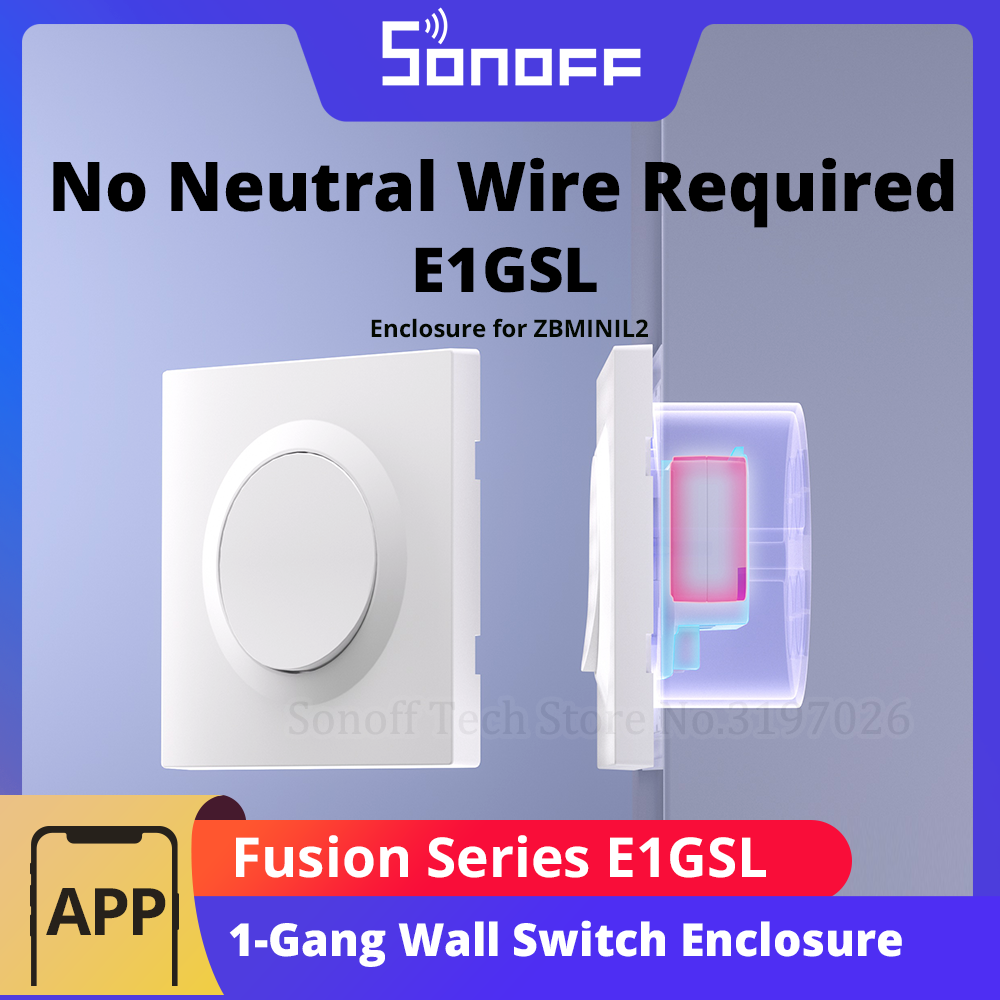 SONOFF E1GSL Wall Switch Enclo – Sonoff Basic Switch recenzja i cena