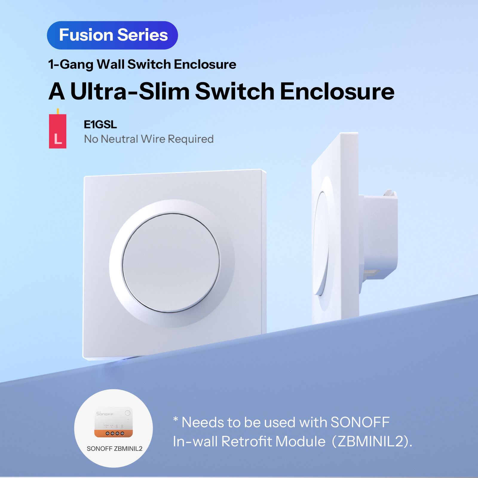 SONOFF E1GSL Wall Switch Enclo – Sonoff Basic Switch recenzja i cena