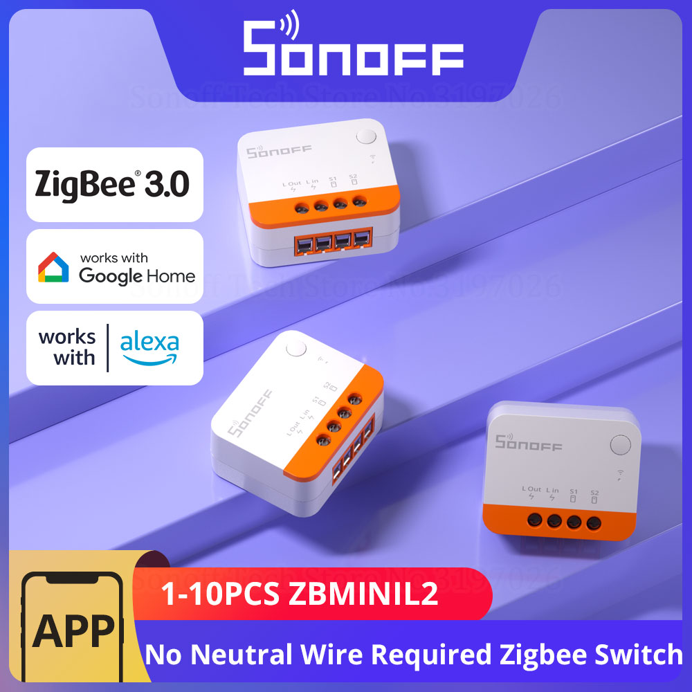 1-10PCS SONOFF ZBMINIL2 Zigbee – Sonoff Basic Switch recenzja i cena