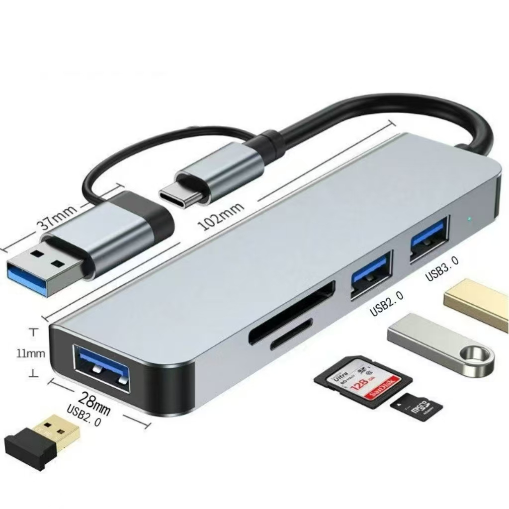 USB C Hub USB Splitter 8 in 1  – Home Assistant Sd recenzja i cena